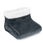 Mtg Heated Foot Warmer Boot With Soft Sherpa Lining - Blue Grey