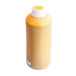F-eco neon y: Fluorescent Yellow Colour Neon Eco-solvent Ink 1L Bottle
