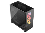 FRAM E 4500X Rs-r Argb Panoramic Glass Mid-tower PC Case Includes 3X RS120-R Argb Fans 4X 2.5" 2X 3.5" Black