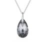 Cde 925 Sterling Silver Bella Necklace With Swarovski Crystals