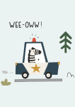 Wee-oww " - Wall Art Print - A1