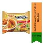 Chicken Instant Noodles 50 X 65G - Quick Chicken Flavored Noodles For Catering Spaza Shops & Family Meals Bulk Value Pack |