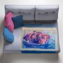 Framed Lovable Lab Light Weight Fleece Blanket By Russel For Fifo