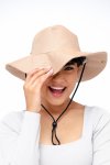 Logan Summer Sun Beach Hat With Drawstring Chino - Boredbox