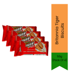 Tiger Biscuits 50G X Pack Of 4 - 4 X 50G