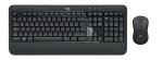 Logitech MK540 Wireless Keyboard & Mouse Combo USB Receiver Full-size Layout Silent Typing – New