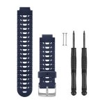 Garmin Replacement Fr 735 Silicone Bands – Midnight Blue