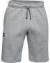 Men's Ua Rival Fleece Shorts - Pitch Gray Light HEATHER-012 / XXL