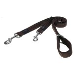 Rogz Pet Products Rogz Utility Large 20MM Fanbelt Multi-purpose Dog Lead - Chocolate Reflective
