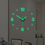 Modern 3D Digital Wall Clock-large Luminous Display-silent Operation-perfect For Living Room & Bedroom The Luminous Style Only E