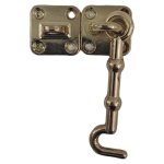 Cabin Hook Brass Plated With Fitting 100MM