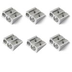 Metal Double Hole Sharpener - Pack Of 6
