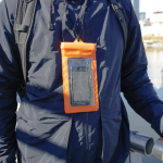 Kikkerland Waterproof Phone Sleeves - Orange