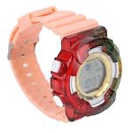Digital Watch For Teens Astronaut Dial Waterproof Pink