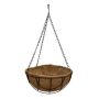 12 Black Globe Hanging Basket