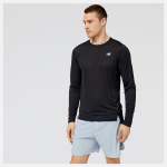 New Balance Men's Accelerate Ls Shirt - Black - Sm