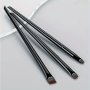 3PCS/SET Eyeliner & Eyebrow Brushes Fine & Flat Tips Precision Makeup Application Tools For Beginners & Pros Cosmetic Beauty Tools