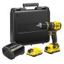 Stanley Fatmax V20 Brushless 13MM Hammer Drill Driver + 2 X 2.0AH & Kitbox