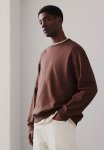 Loose Fit Sweatshirt - Brown