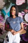 The Boyfriend Tee In Midnight Navy - M