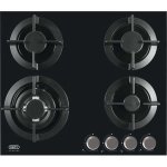 Defy – 4 Burner Gas Hob Glass 60CM – DHG604