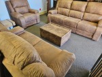 New Buffalo Suede 321 Lounge Suite Incl. Ottoman