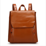Ladies Pu Leather Anti-theft Backpack - Postman Professional - Black
