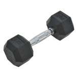 Everlast 5kg Rubber Hex Dumbbell