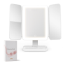 Lighted Makeup Mirror 5X Magnification Trifold Rechargeable