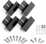 4 Pcs Mounting Z Brackets Aluminum Solar Panel Bracket For Rvs