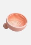 Silicone Makeup Brush Washing Bowl - Peach