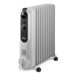 Delonghi Radia S Oil Filled Radiator 12 Fin Heater TRRSE1225