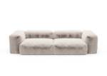 Two Module Sofa - Faux Fur - Beige - 272CM X 115CM