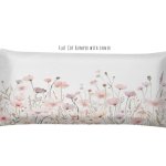 Wild Flower Dream Flat Cot Bumper Cover Double Sided With Inner
