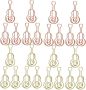 40PCS Guitar-shaped Paper Clips Fancy Colorful Metal Clips For Document