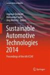 Sustainable Automotive Technologies 2014 - Proceedings Of The 6TH Icsat Hardcover 2015 Ed.