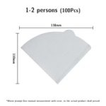 Coffee Accessories Filter Paper V-shaped 60 Stand 1-2 100PCS White