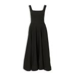 Black Fit & Flare Midi Dress