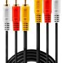 3X Rca Premium Av Cable