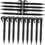 40PCS Heavy Duty Plastic Tent Stakes With Sharp Thickened Ends For Outdoor
