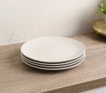 Comida - Dinner Plate 10.5" - 4PC - White