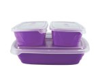 Starter Pack Plastic 6 Pieces Lunch Box Set