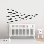 Fish Pattern - Black