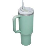 Glitter 40 Oz Tumbler With Handle And Straw Lid