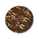 Round End Grain Wooden Chopping Board