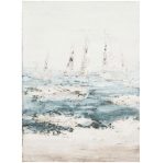 Sailing Boats Wall Art Texture Painting Canvas 900 X 1200
