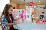 Barbie Dollhouse With 2 Levels And 4 Play Areas Fully Furnished