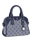Polo Jacquard Small Shopper Navy