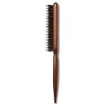 Grannaturals Boar & Nylon Bristle Styling Brush - Teasing Comb With Rat Tail Pick For Backcombing Smoothing Edge Control And Vol
