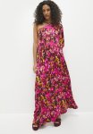 Asym Kaftan Dress - Berry